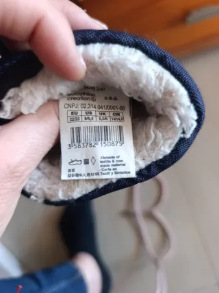 Botas de nieve para bebé talla 22/23