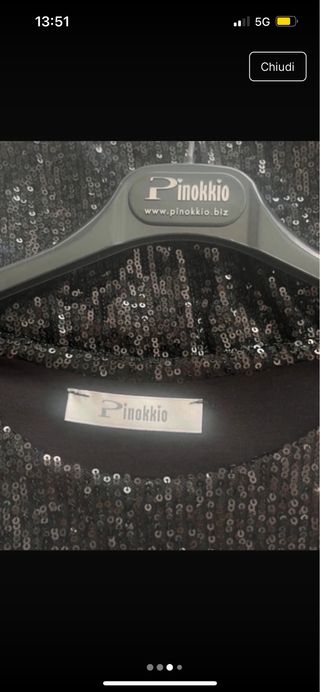 Abitino nero paillettes