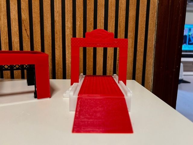 Podio y Cajas Rally/F1 diorama