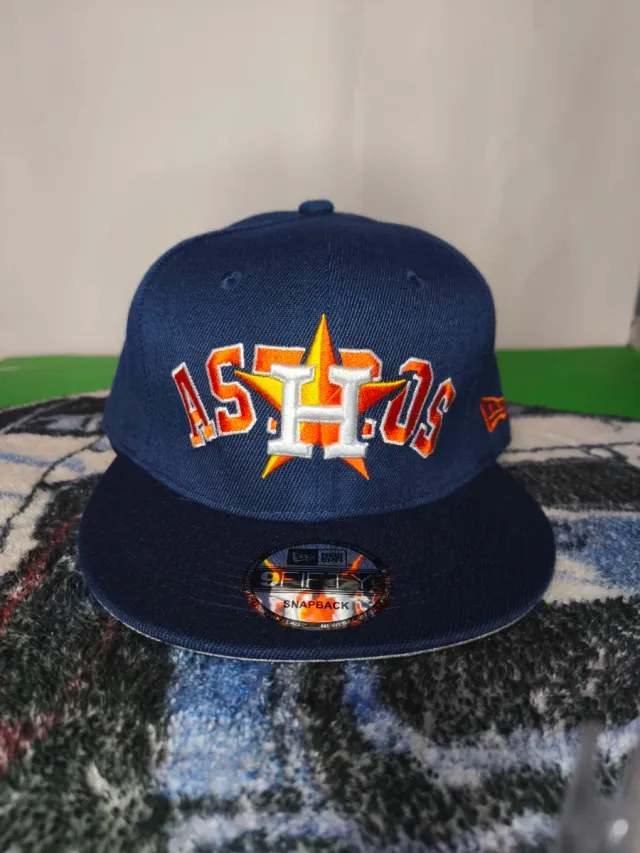 Gorra New Era Snapback Astros Azul Naranja MLB