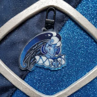 Shadow Milk Cookie Keychain