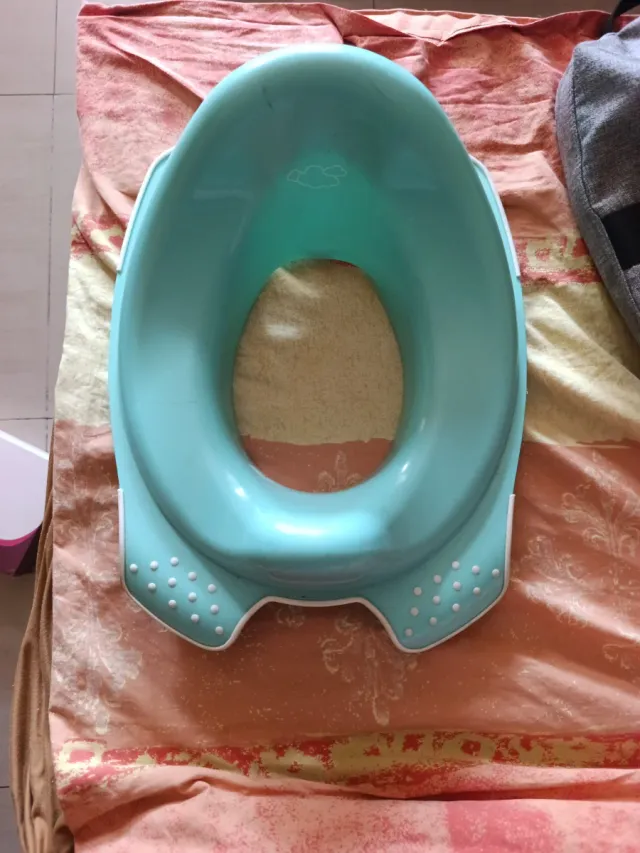 Asiento reductor WC bebé azul