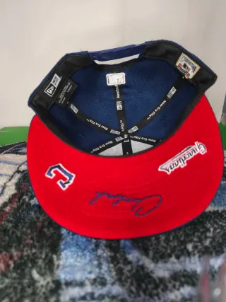 Gorra New Era Snapback Cleveland Indians Azul Roja