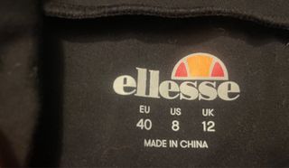 Crop top Ellesse nero taglia 44 palestra
