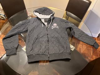 Sudadera Philipp Plein Talla XL Gris