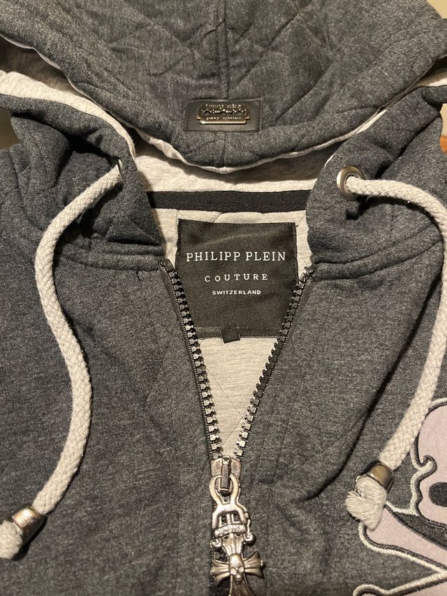 Sudadera Philipp Plein Talla XL Gris