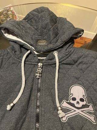 Sudadera Philipp Plein Talla XL Gris