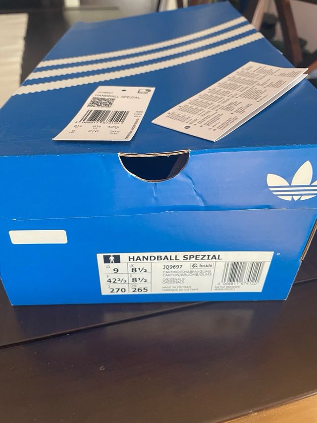 Adidas Handball Spezial Talla 42.5 Beige/Marrón