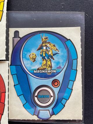 Adesivos Digimon 02 Digivice Vidal
