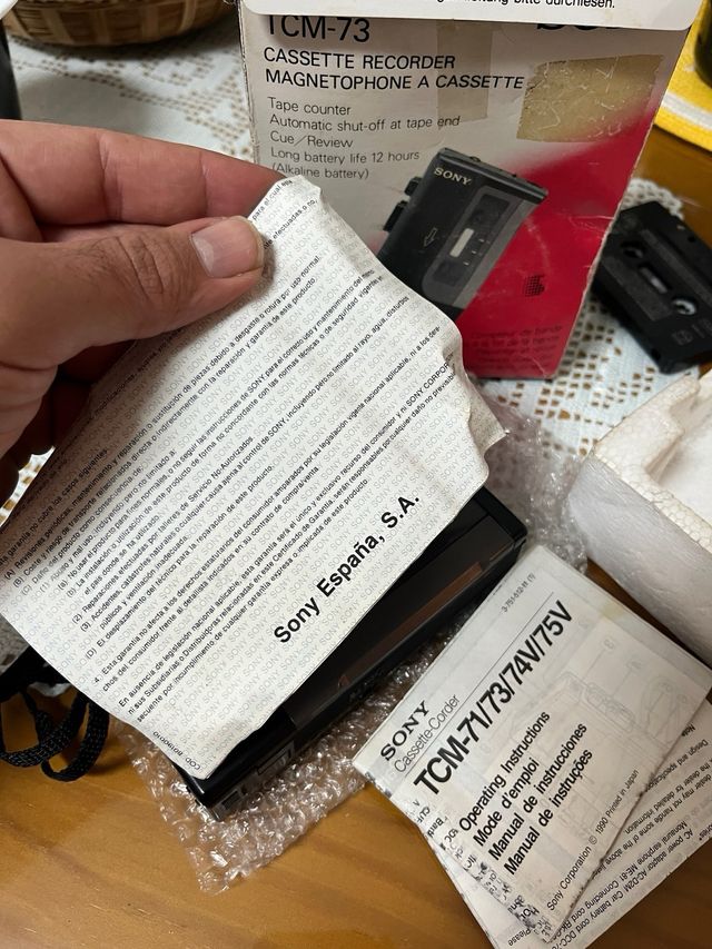 Sony TCM-73 Cassette Recorder