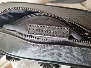 Bolso negro mujer flores 3D nuevo