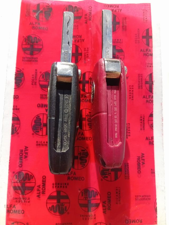 2 Llaves Alfa Romeo 166/156...
