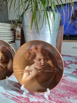 Quadretti Porcellana Puttini Art Gallery