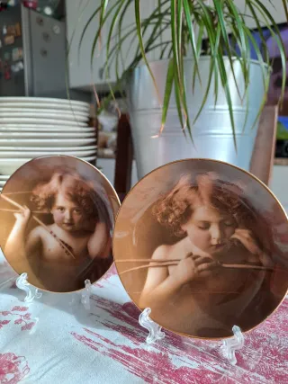 Quadretti Porcellana Puttini Art Gallery