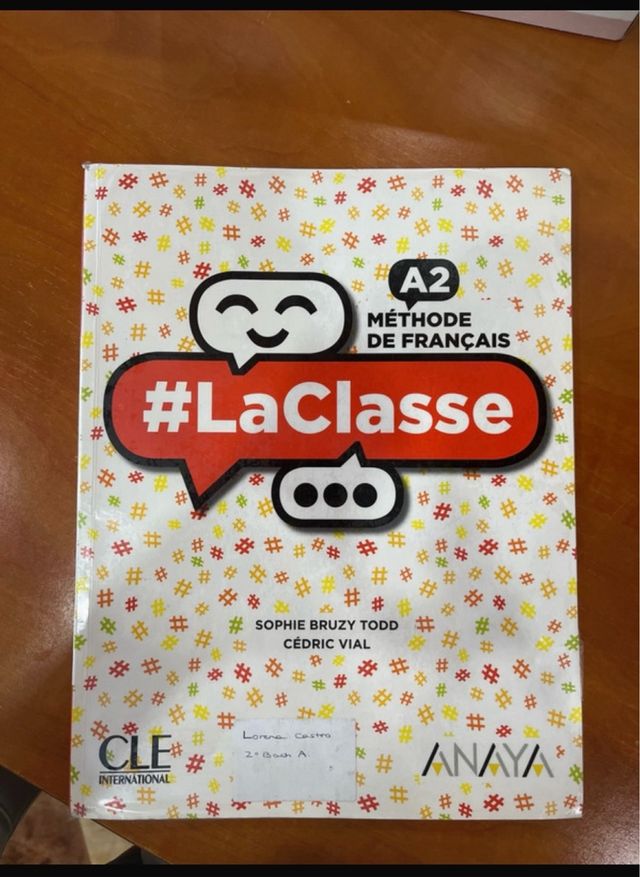 #La classe niveau A2 élève - Anaya