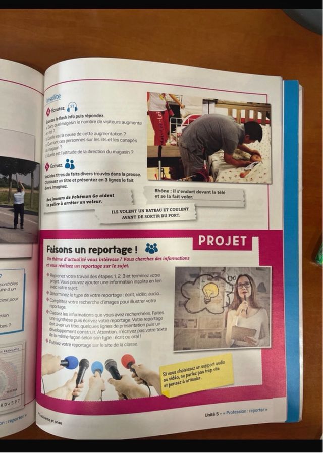 #La classe niveau A2 élève - Anaya