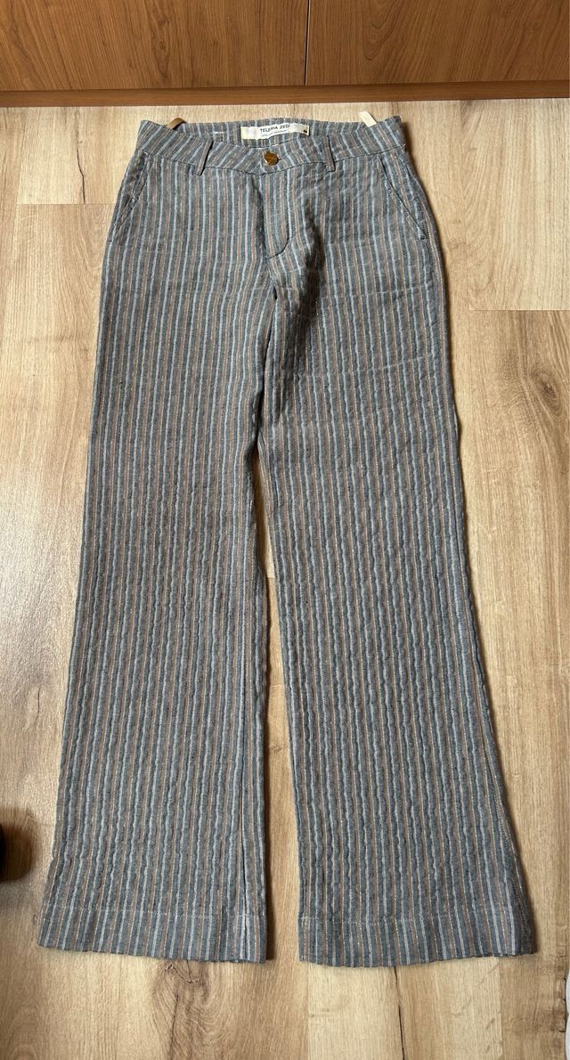 Pantalón Teleriza Zed Rayas Marrón,azul.
