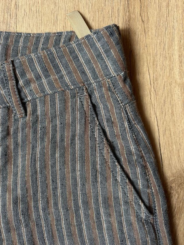 Pantalón Teleriza Zed Rayas Marrón,azul.