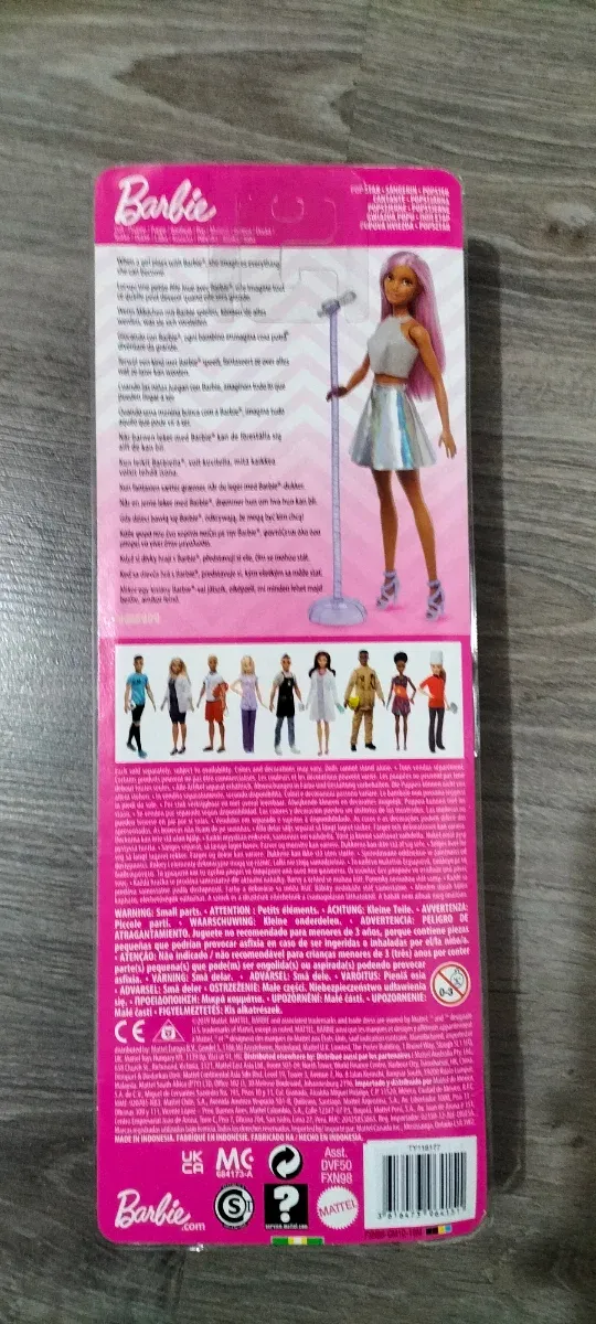 Barbie cantante y set de diseño