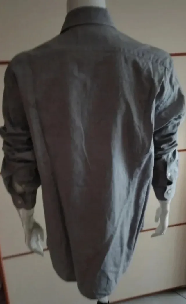 Camicia uomo grigia