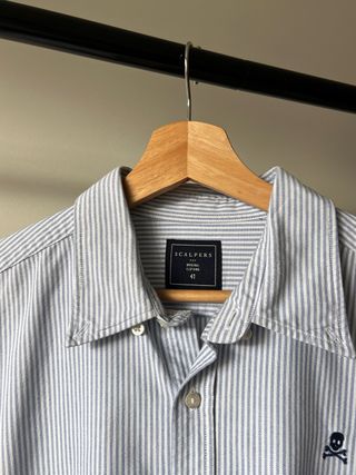 Camisa Scalpers Rayas Azul Talla M