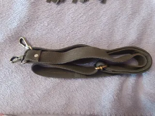 Bolso flecos morado y marrón