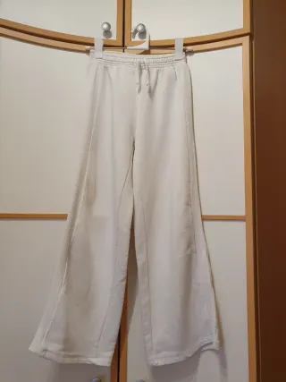Pantalón ancho blanco