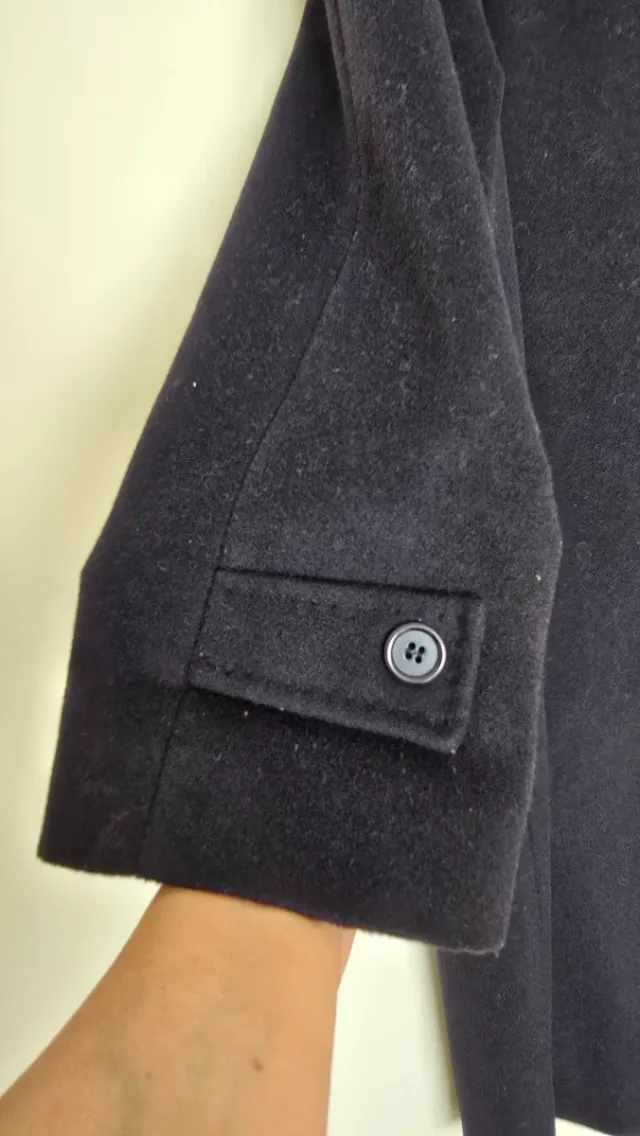 Abrigo gris marengo clásico hombre