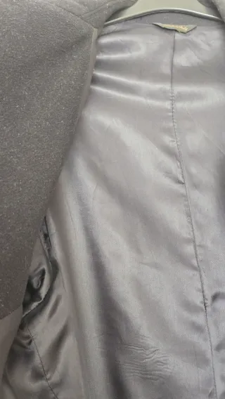 Abrigo gris marengo clásico hombre