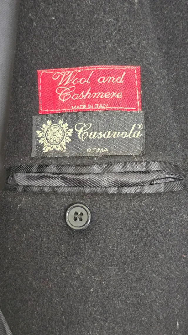 Abrigo gris marengo clásico hombre