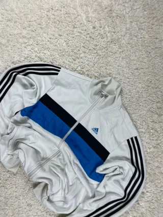 ¡¡OFERTA!! Talla S Chaqueta Adidas Blanca Vintage