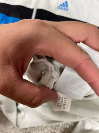 ¡¡OFERTA!! Talla S Chaqueta Adidas Blanca Vintage