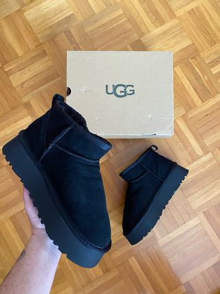 Botas de pelo con plataforma Talla 39