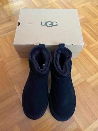 Botas de pelo con plataforma Talla 39