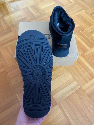 Botas de pelo con plataforma Talla 39