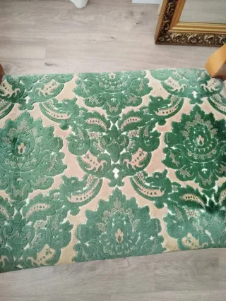 SILLÓN ANTIGUO MADERA DESCALZADORA