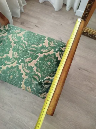 SILLÓN ANTIGUO MADERA DESCALZADORA