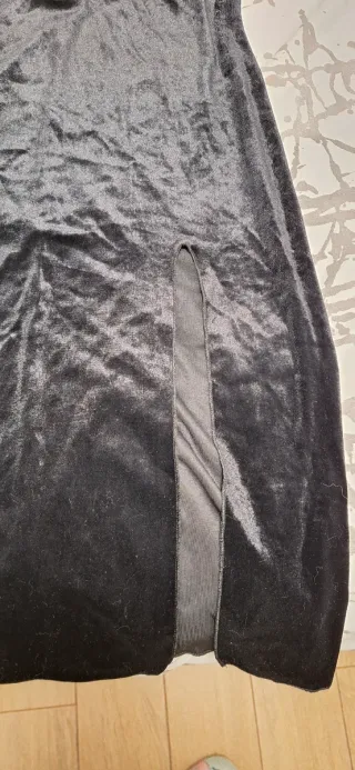 Vestido fiesta midi negro