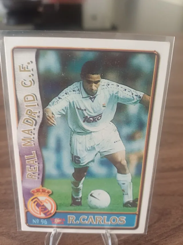 Cromo Roberto Carlos Rookie Real Madrid C.F.