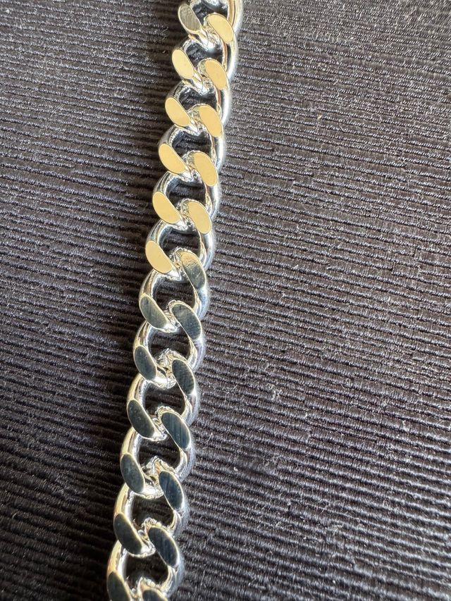 Cadena Cubana Plata 925 - 10mm