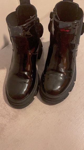 Botas pretas menina Minnie