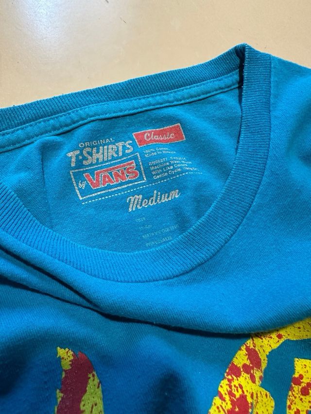 T-shirt Vans Azzurra Taglia M