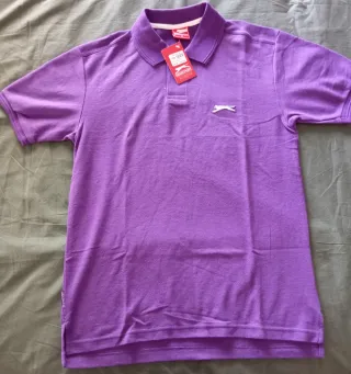 Polo Slazenger Morado Talla XS