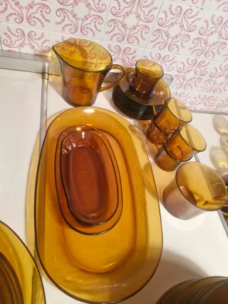 Vajilla Duralex Ambar Vidrio