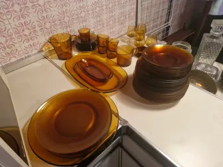 Vajilla Duralex Ambar Vidrio