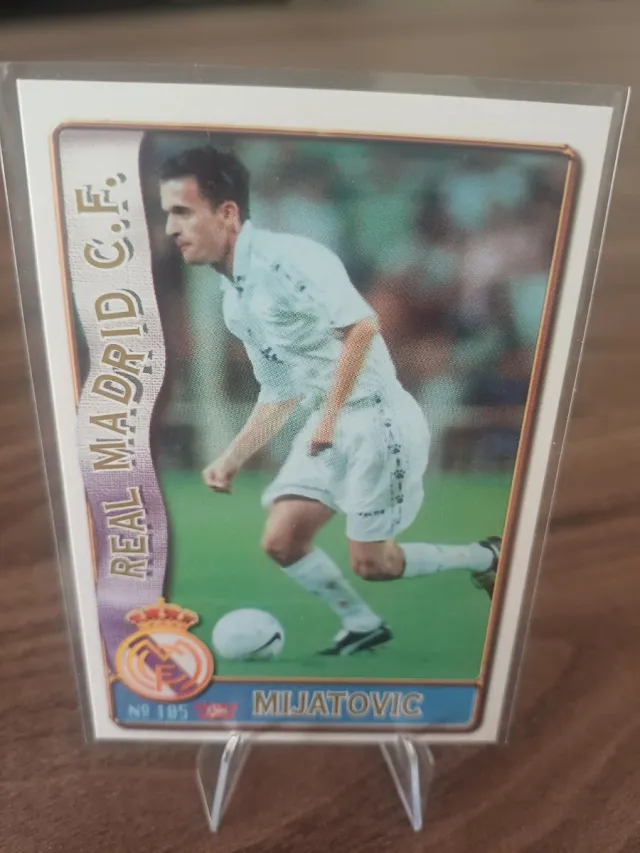 Cromo Futbolista Mijatovic Real Madrid