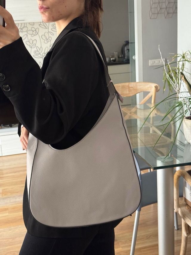 Bolso Coccinelle Gris y Negro