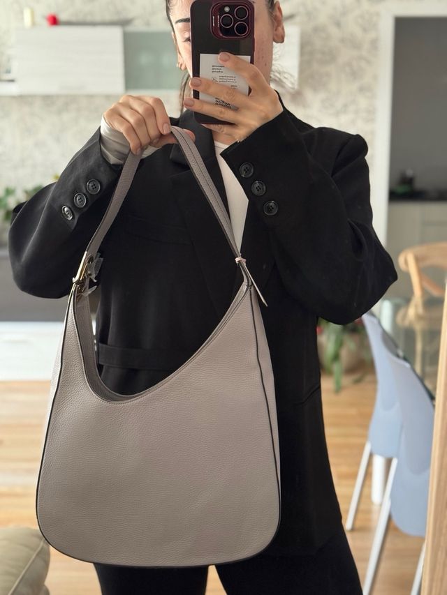 Bolso Coccinelle Gris y Negro