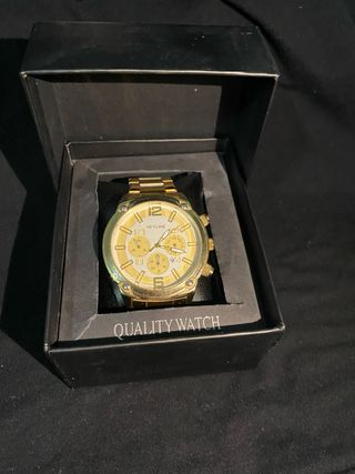 Reloj SKYLINE Dorado Nuevo