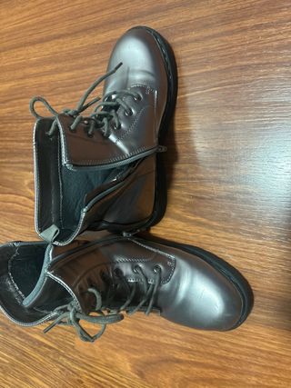 Botas plateadas talla 38